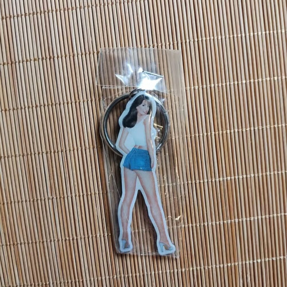 Brooke Pinup Girl Keychain